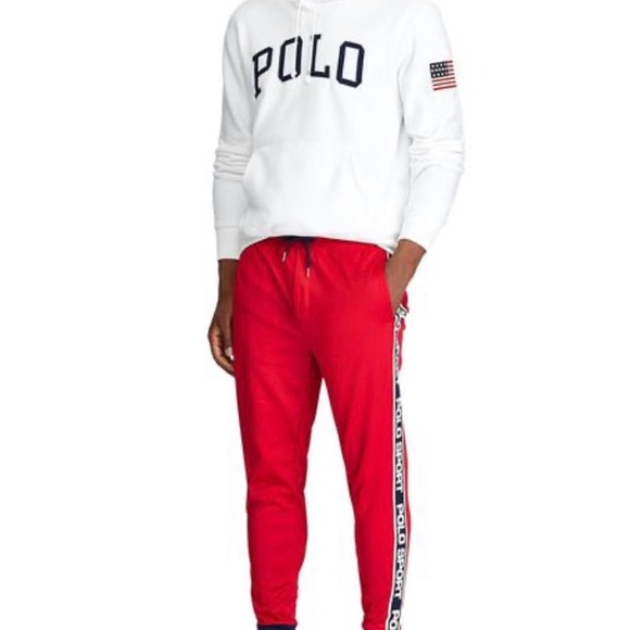 Ralph Lauren Polo Sport Red Joggers XL & XXL NWT - Picture 2 of 6